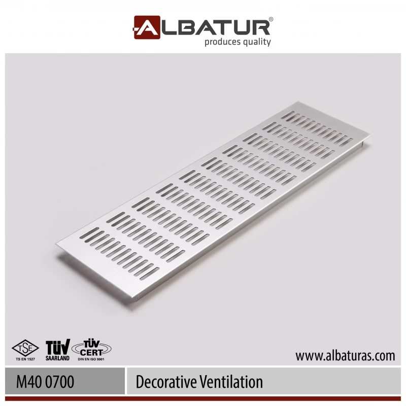 Albatur 140-0900-1410-0610 Menfez 70*610 Mm Mat Eloksal