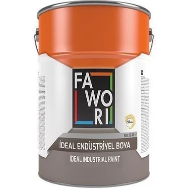 Fawori İdeal Endüstriyel Boya Parlak Beyaz 15 Kg