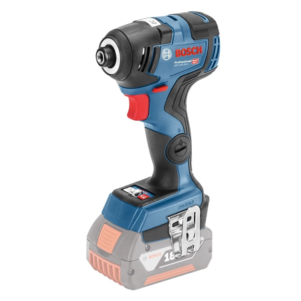 Bosch GDR 18V-200 C Kömürsüz Akülü Darbeli Vidalama Aküsüz Solo