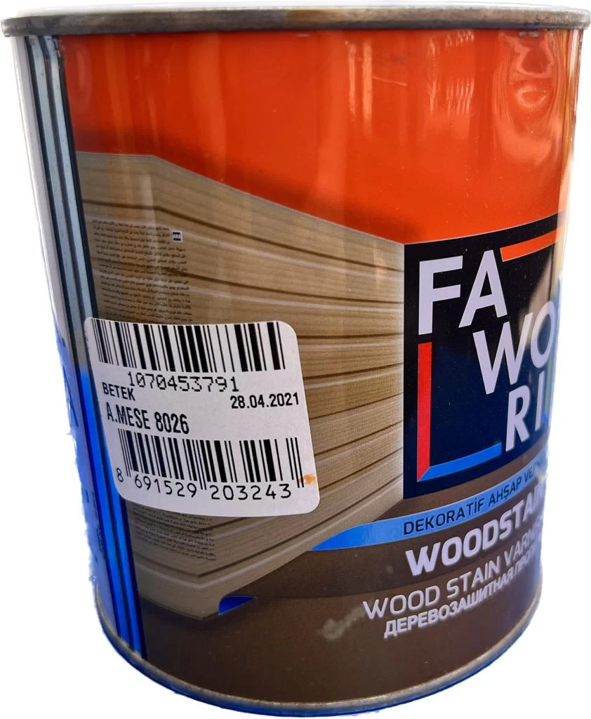 Fawori Wood Stain Rustik Açik Meşe 0,75 Lt