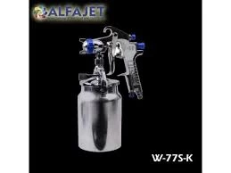 Alfajet W-77S-K Profesyonel Alttan Depolu Kelepçeli Boya Tabancası 1,8 mm