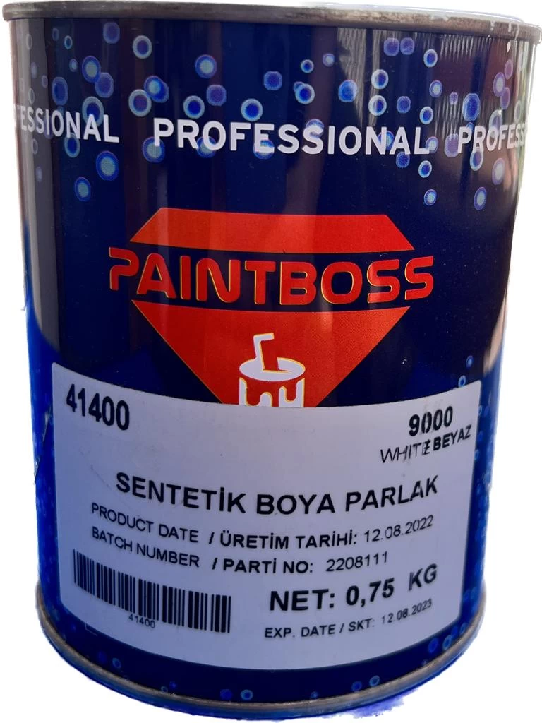 Paintboss 41400 Sentetik Boya Parlak Beyaz 15 Kg (9000)