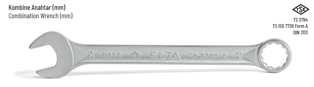 Elta Kombine Anahtar 19 mm