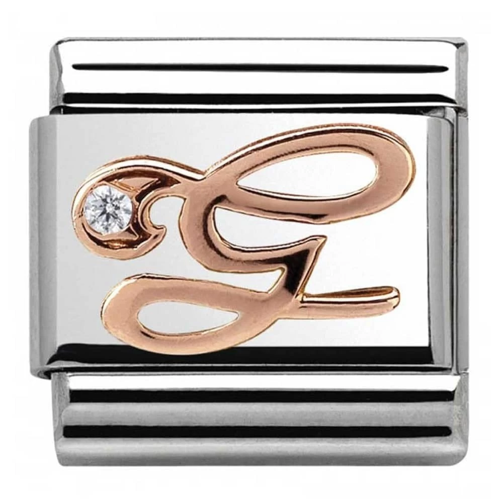 Nomination 430310/07 Rose G Harfi Charm