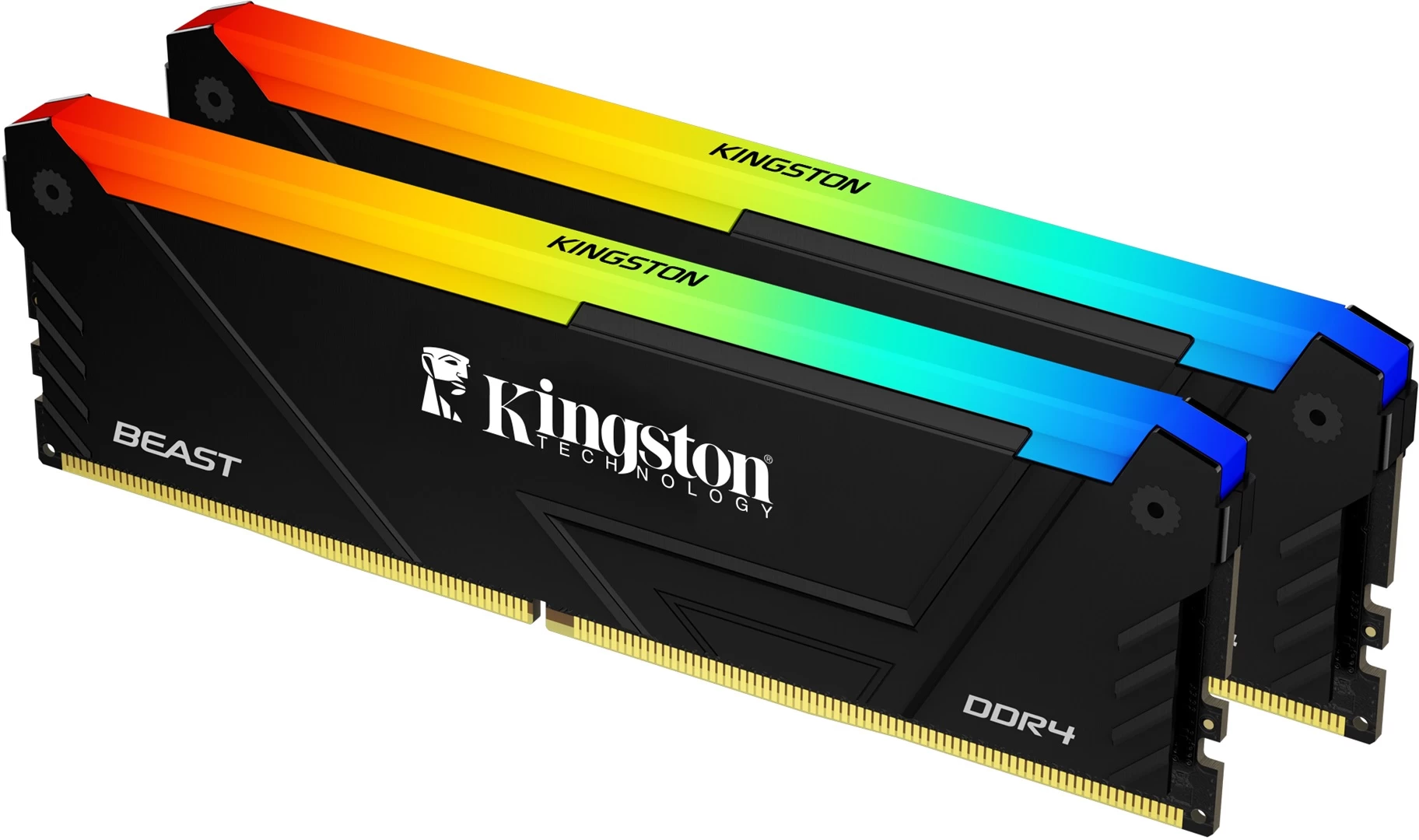 16gb Ddr4 Cl17 Kf436c17bb2ak2/16tr Kingston Rgb 2x8