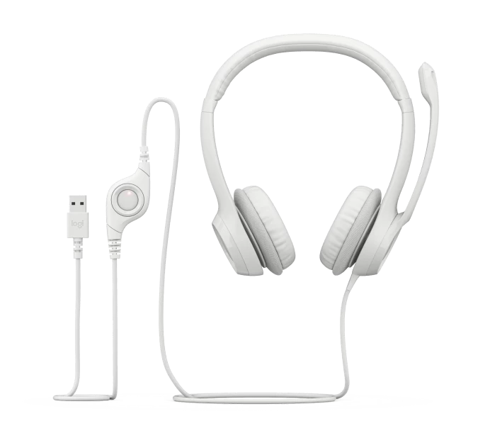 Logitech H390 Mikrofonlu Beyaz Kulaklik  981-00128