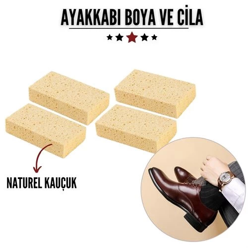 Modacar 4 Adet 4 Adet Ayakkabı Boya Ve Cila Uygulama Süngeri 711866 Toptan Paket
