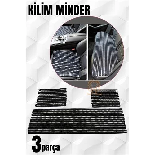 Modacar  Ön Ve Arka Otuma Yerine Kilim Minder Seti