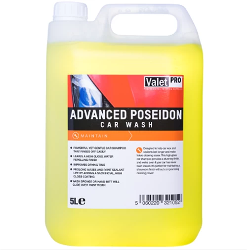 Valet Pro Advanced Poseidon Car Wash - Cilalı Parlatıcı Şampuan 5 Lt