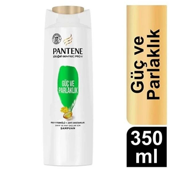 Pantene Şampuan Güçlü Ve Parlak 350 Ml