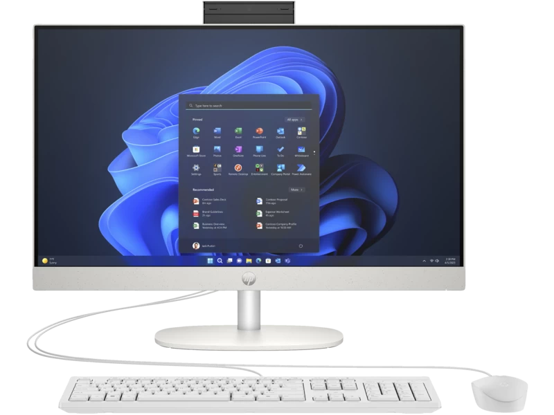 Hp Aio 240 G10 884q3ea I5-1335u 16gb 512gb Ssd 23.8'' W11pro All In One Bilgisayar