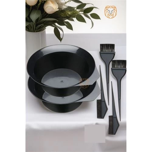 Modacar 8 Set Saç Boyama Tabak Fırça Krepe Tarak Seti 719706