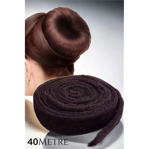 Modacar 40 Metre Saç Topuz Süngeri Kahve  Forero Design 720599