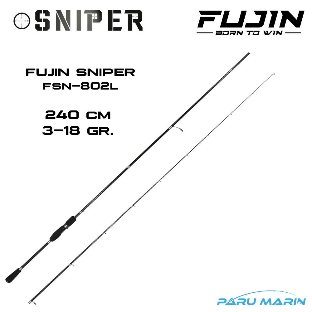 Fujin Sniper Fsn-802l 240cm 3-18gr Light Spin / Lrf Kamışı