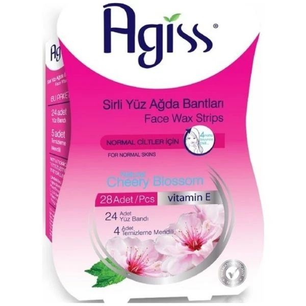 Agiss Normal Ciltler İçin Sirli Yüz Ağda Bantları 28’li