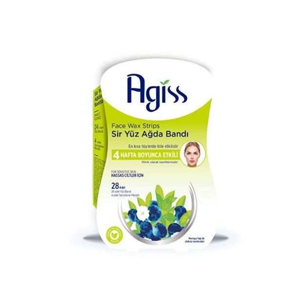 Agiss Hassas Ciltler İçin Sir Ağda Yüz Bandı 28’li
