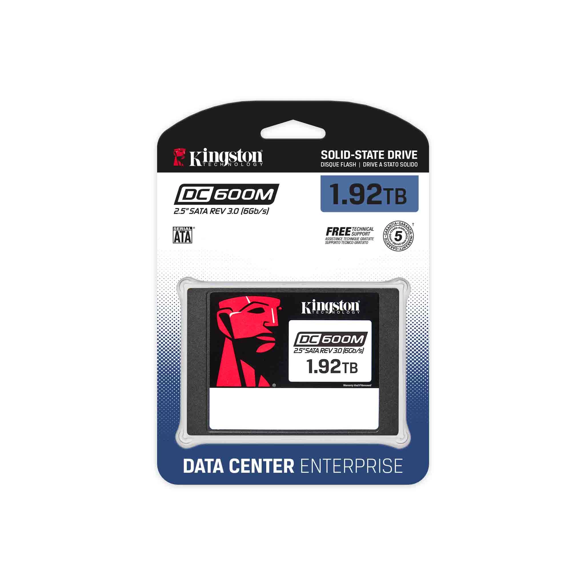 1.92tb Kingston Enterprise 560/530mbs Sata Ssd Sedc600m/1920g