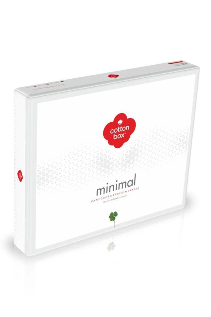 Cotton Box Çift Kişilik Nevresim Takımı Minimal Best Pembe
