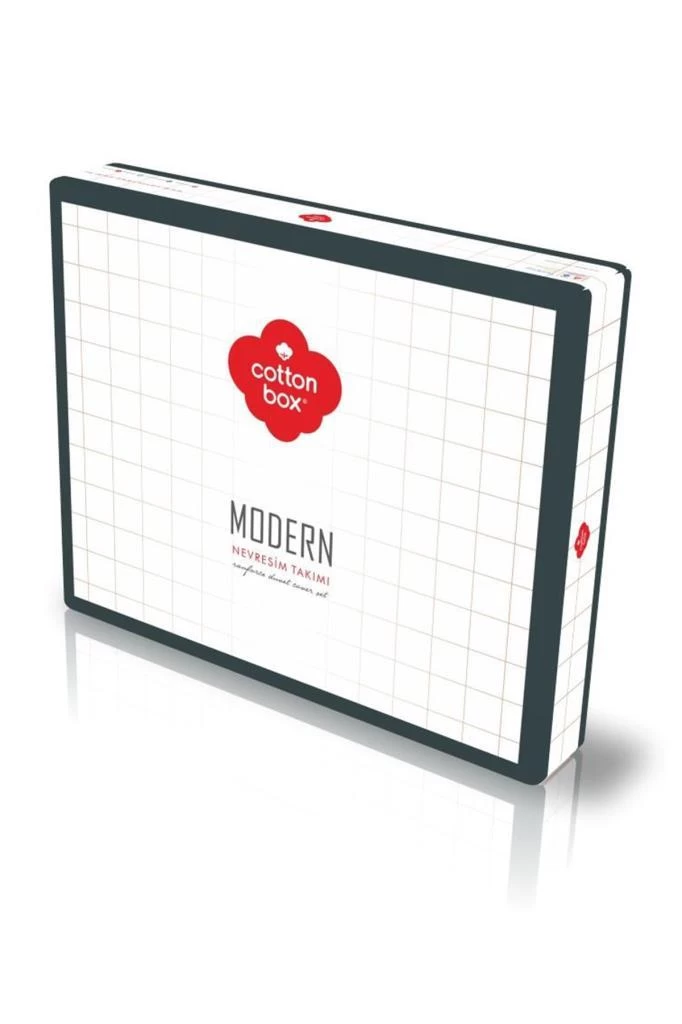 Cotton Box Modern Tek Kişilik Nevresim Takımı Rane Kahve