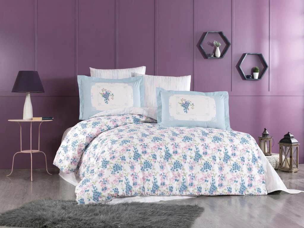 Hobby Çift Kişilik Poplin Nevresim Perla Pembe