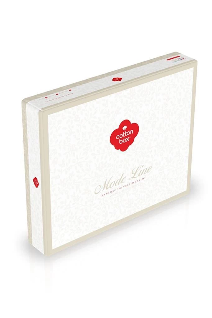 Cotton Box Ranforce Nevresim Takımı Çift Kişilik Simone Vizon