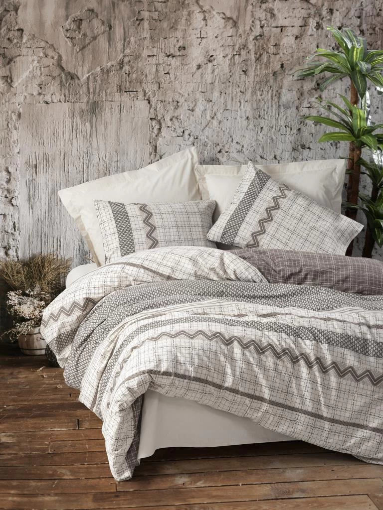 Cotton Box Toprak Aren Kahve Tek Kişilik Nevresim Takımı