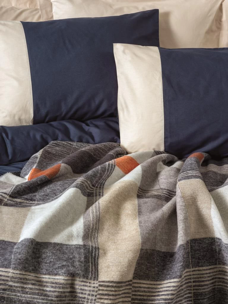 Cotton Box Çift Kişilik Battaniyeli Nevresim Comfy Clement Lacivert