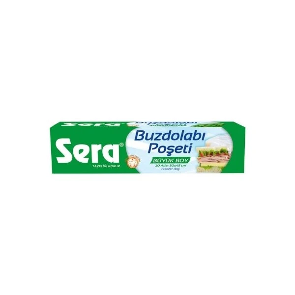 Sera Buzdolabı Poşeti Büyük 30x45 Cm 20'li