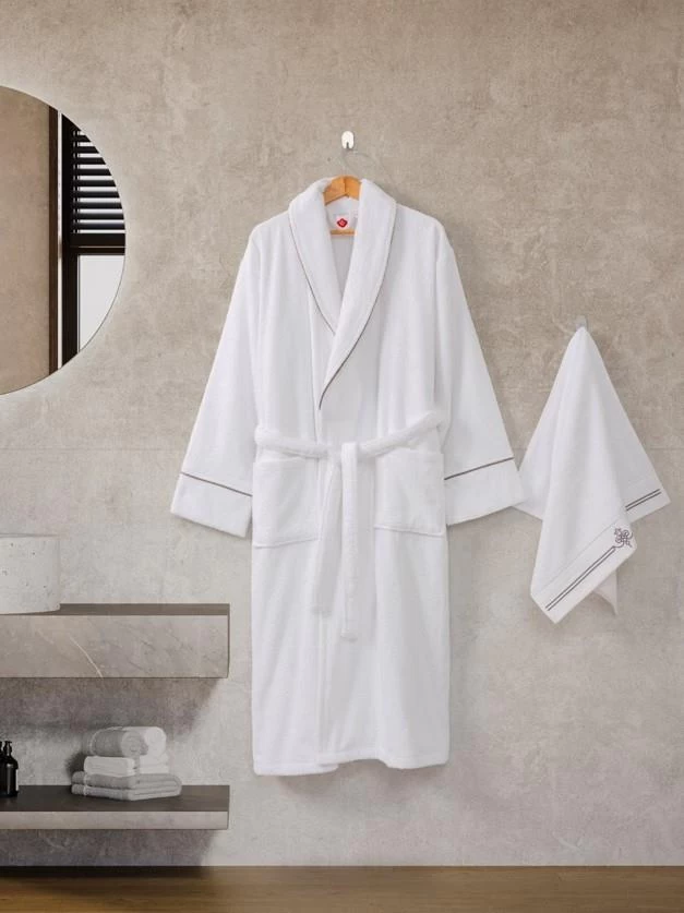 Cotton Box Classic Bornoz Seti Güher L-xl Erkek