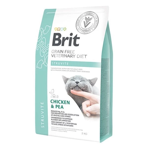 Brit Veterinary Diet Struvite Tavuklu Tahılsız Kedi Maması 5 Kg