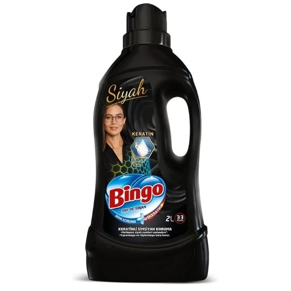 Bingo Sıvı Deterjan Bakım 2 Litre Siyah 33 Yıkama