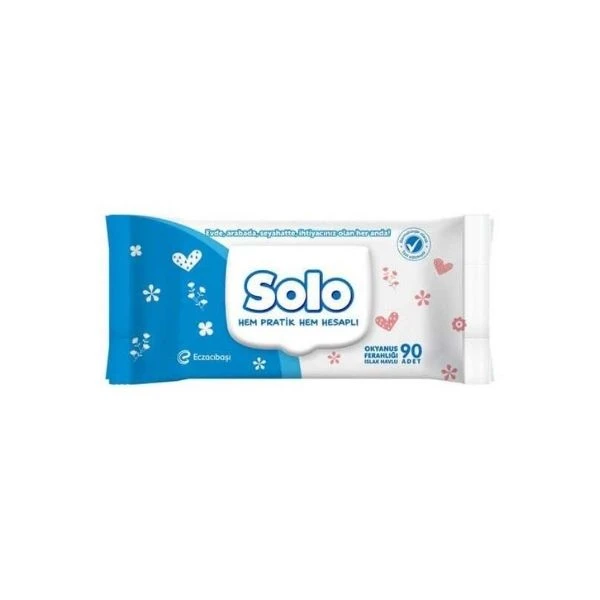 Solo Okyanus Ferahlığı Islak Havlu 90'lı