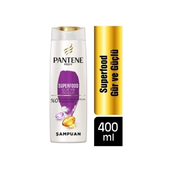 Pantene Superfood Gür ve Güçlü Şampuan