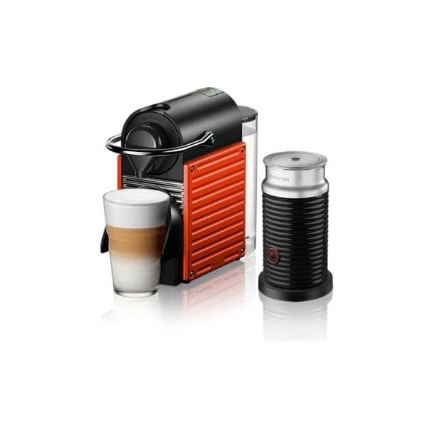 Nespresso C66r Pixie Red Bundle Kapsüllü Kahve Makinesi Kırmızı
