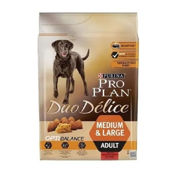 Purina Pro Plan Duo Delice Sığır Etli Orta Ve Büyük Irk Yetişkin Köpek Maması 2.5 Kg