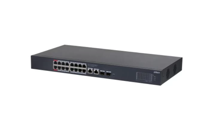 Dahua Cs4220-16gt-240 16 Port 16xge-2xge-2xge/sfp Bulut YÖnetİlebİlİr 240w Poe Swİtch