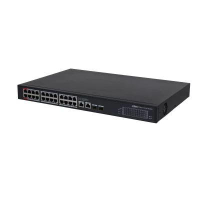 Dahua Pfs3228-24gt-360 24 Port 24xge-2xge-2xge/sfp 360w Poe Swİtch
