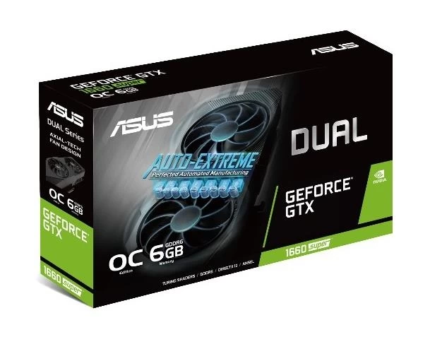 Asus Dual-gtx1660s-o6g-evo 6gb Gddr6 Hdmi Dvi Dp 192bit