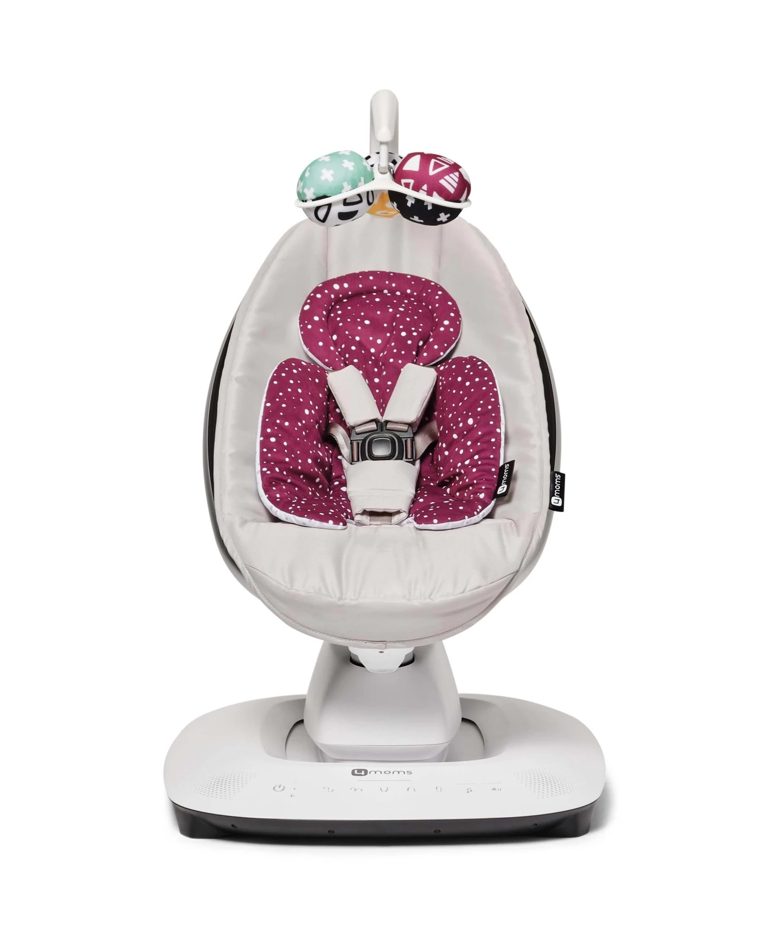 4moms Mamaroo 5.0 Çift Yönlü Yenidoğan Destek Pedi Maroon Plus