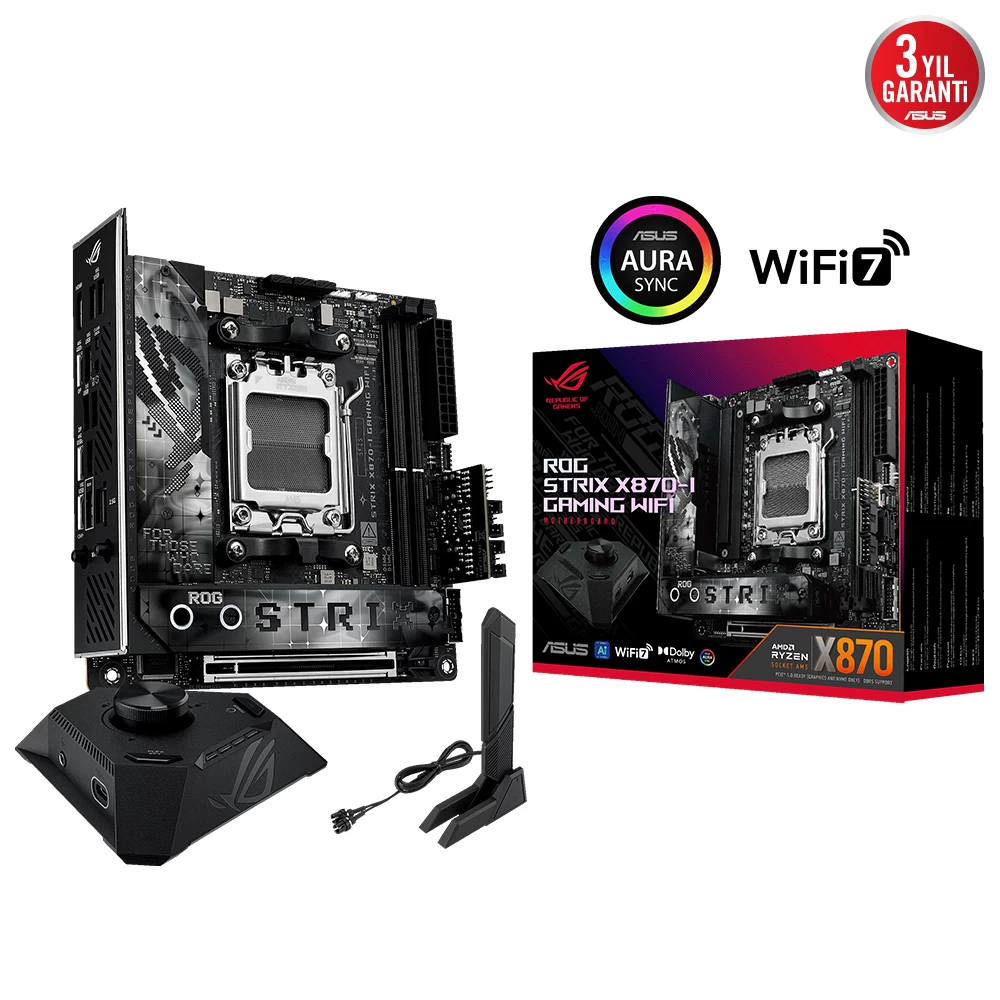 Asus Rog Strix X870-i Gaming Wifi Amd Am5 Ddr5 Mtx