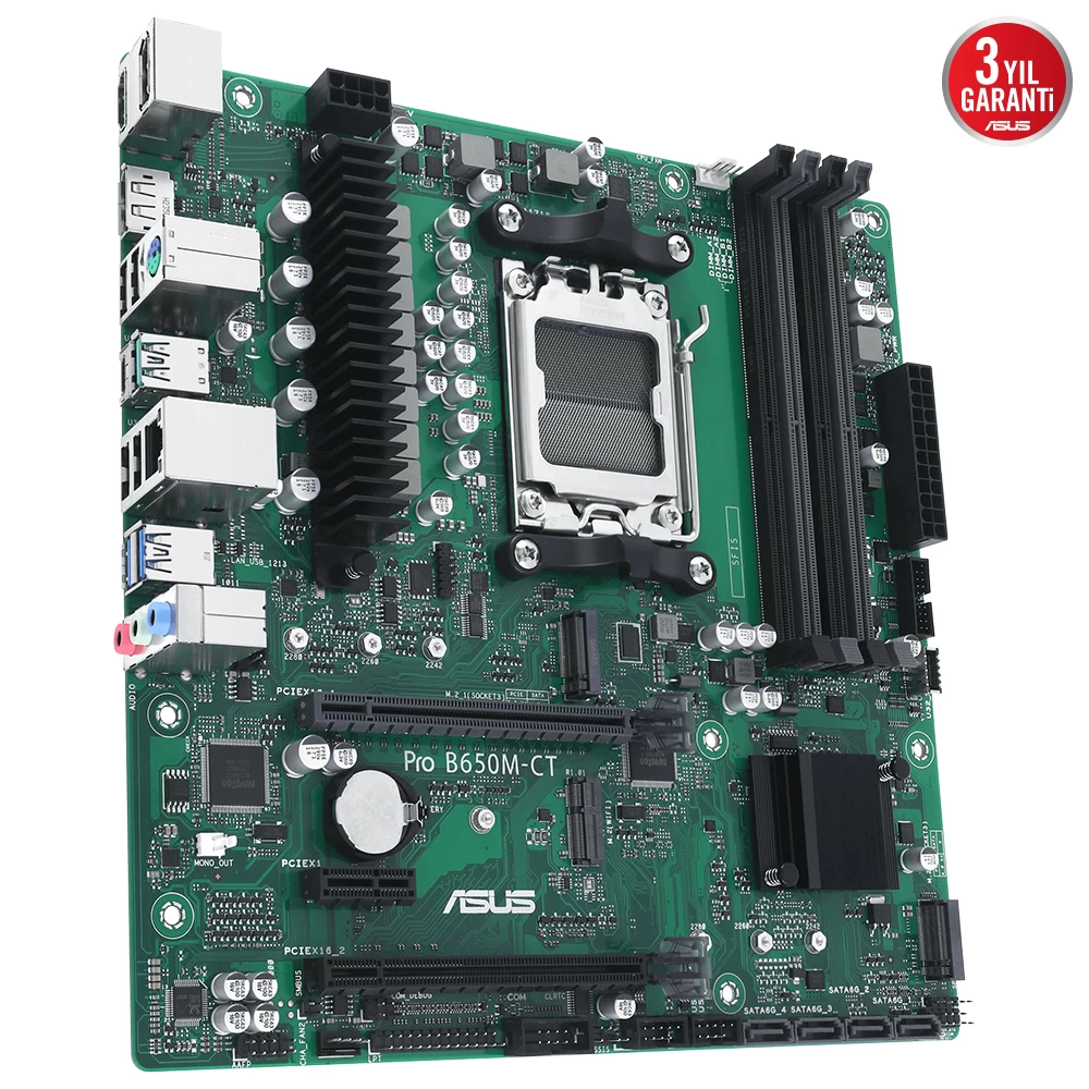 Asus Pro B650m-ct-csm Ddr5 Amd B650 Am5 Soket Ddr5