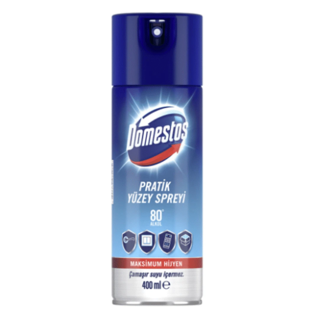 400 Ml Domestos Pratik Yüzey Spreyi Maksimum Hijyen Alkol Bazlı