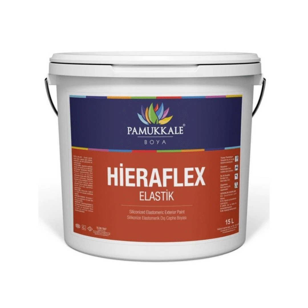 15 Lt Pamukkale Hieraflex Silikonlu Elastik Dış Cephe Boyası