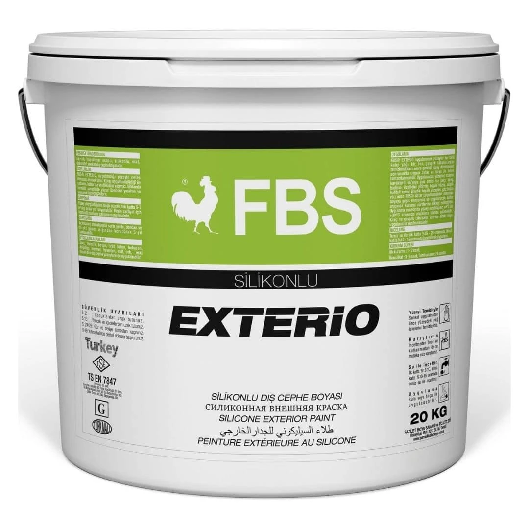 Pamukkale Fbs Exterıo Niagara 20 Kg Silikonlu Dış Cephe Boyası