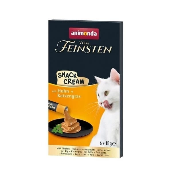 Animonda Snack Carny Tavuklu Ve Kedi Otlu Sıvı Kedi Ödül Maması 15 Gr 6 Adet