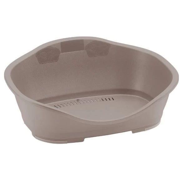 Stefanplast Sleeper Sert Plastik Kedi Ve Köpek Yatağı Vizon 88x62x35.5 No:4
