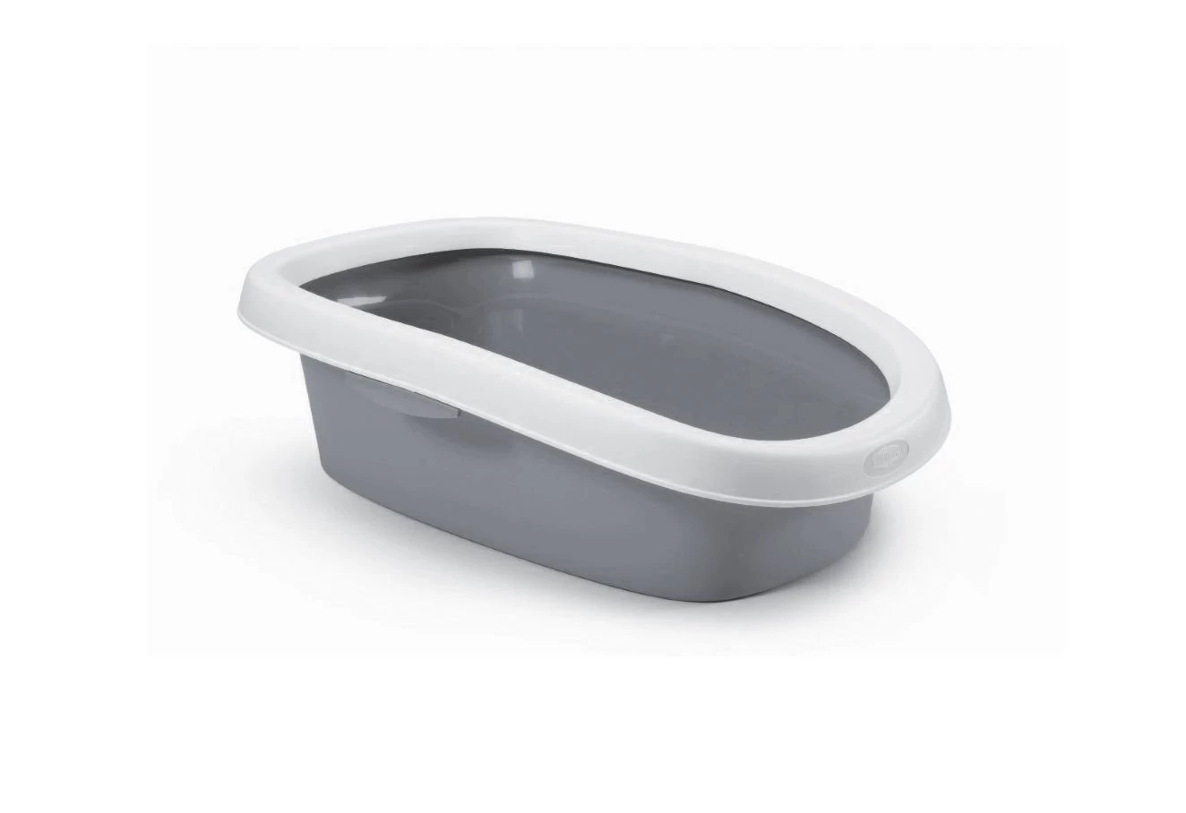 Stefanplast Sprint 10 Açık Kedi Tuvaleti Beyaz/gri 31x43x14 Cm