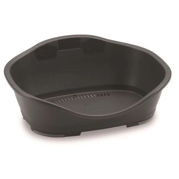 Stefanplast Sleeper Sert Plastik Kedi Ve Köpek Yatağı Koyu Gri 96x68x37.5 Cm No:5