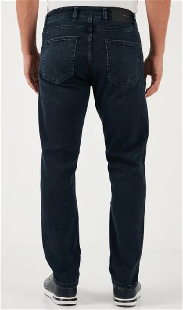 Cazador Boru Paça Likralı Erkek Jean Pantolon Terry L - Lacivert 30-32