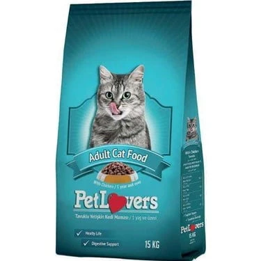 15 Kg Pet Lovers Tavuklu Yetişkin Kedi Maması